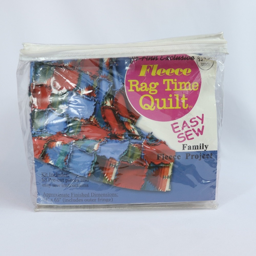 Jo-Ann Fleece Rag Time Quilt‎ Kit NEW Southwestern Aztec Tribal Print